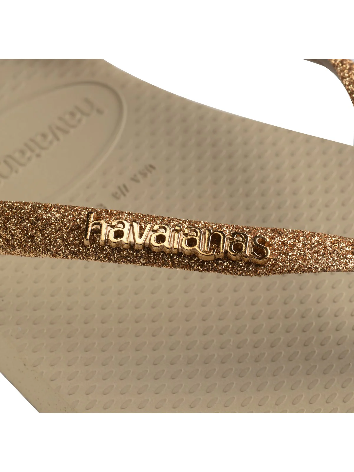 HAVAIANAS Infradito Bambine e ragazze Hav. Slim Glitter II 4146975.9177 SAND/GOLDEN LIGHT METALICO - Image 3
