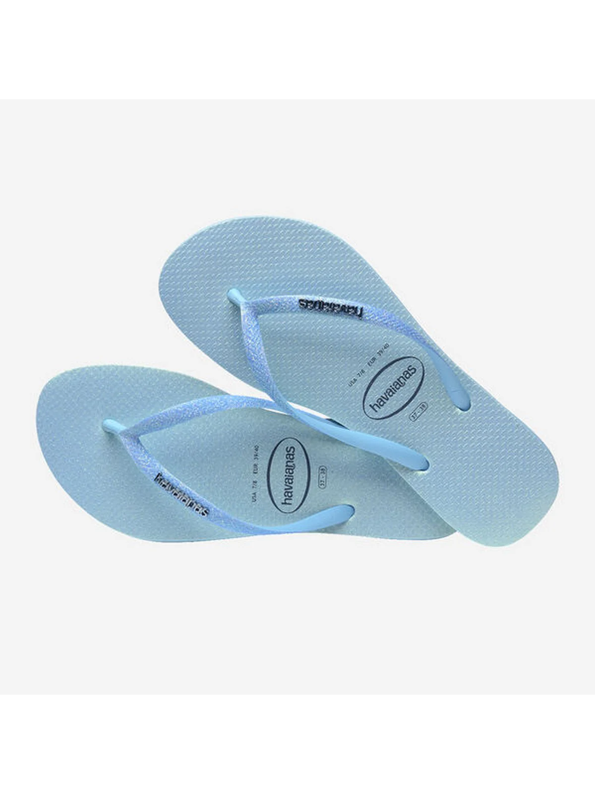 HAVAIANAS Infradito Donna Hav. Slim Glitter Iridescent 4148922.1056 Blu - Image 2