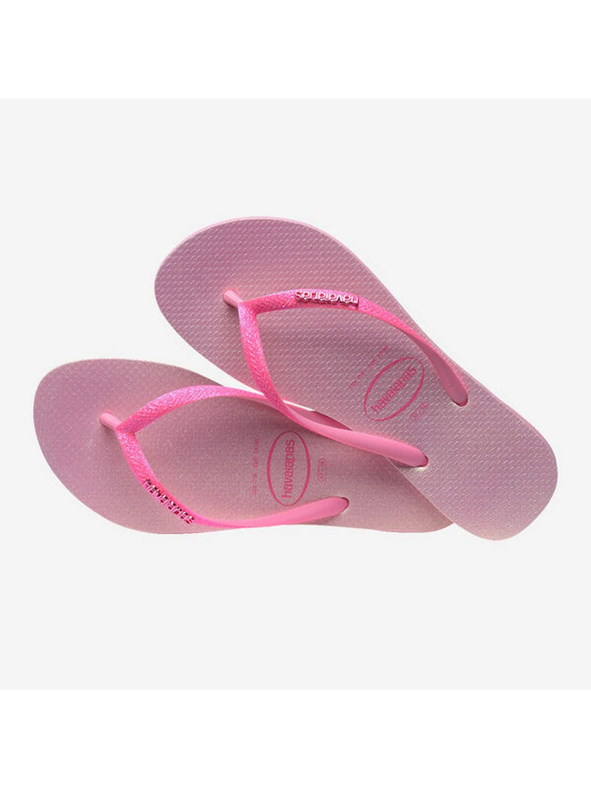 HAVAIANAS Infradito Donna Hav. Slim Glitter Iridescent 4148922.1749 Rosa - Image 2