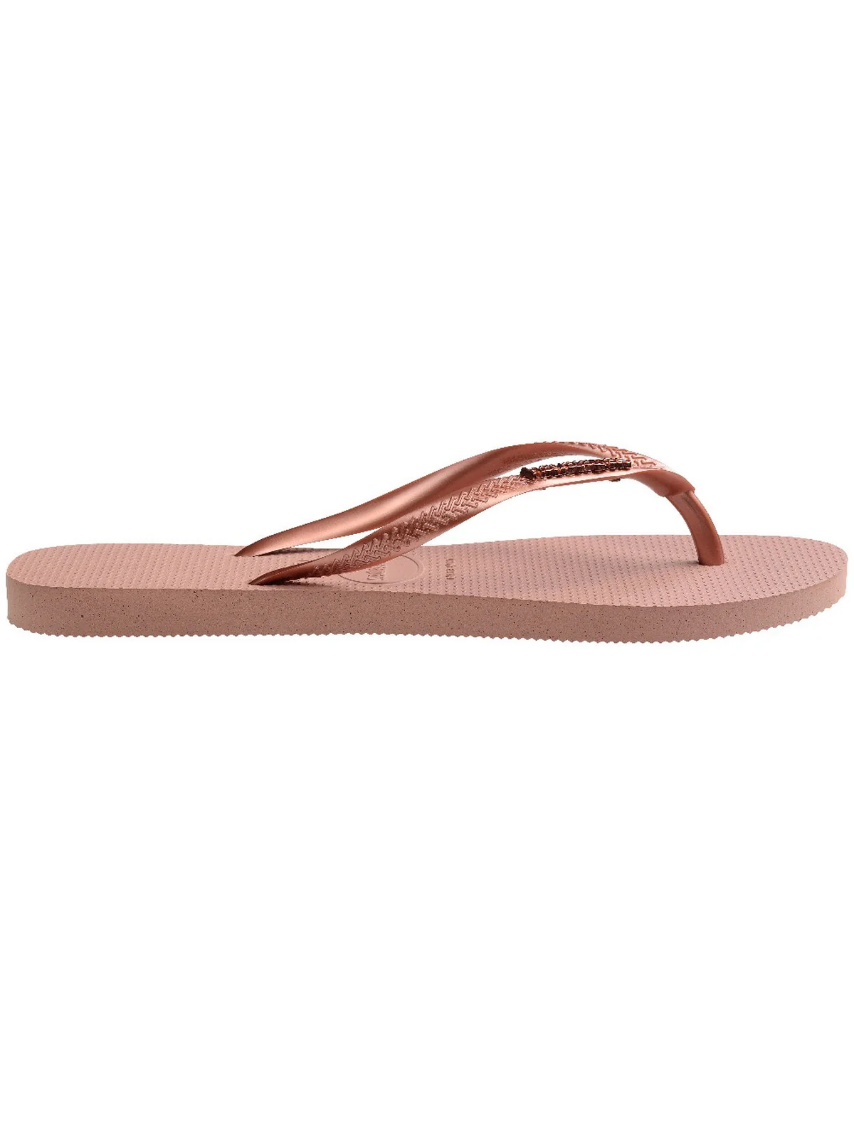 HAVAIANAS Infradito Donna Hav. Slim Logo Metallic 4119875.6459 Rosa - Image 3
