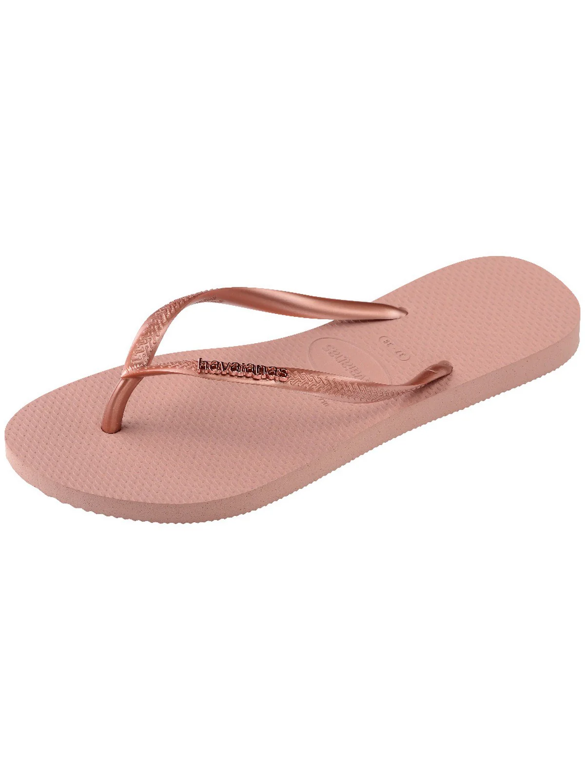 HAVAIANAS Infradito Donna Hav. Slim Logo Metallic 4119875.6459 Rosa - Image 5