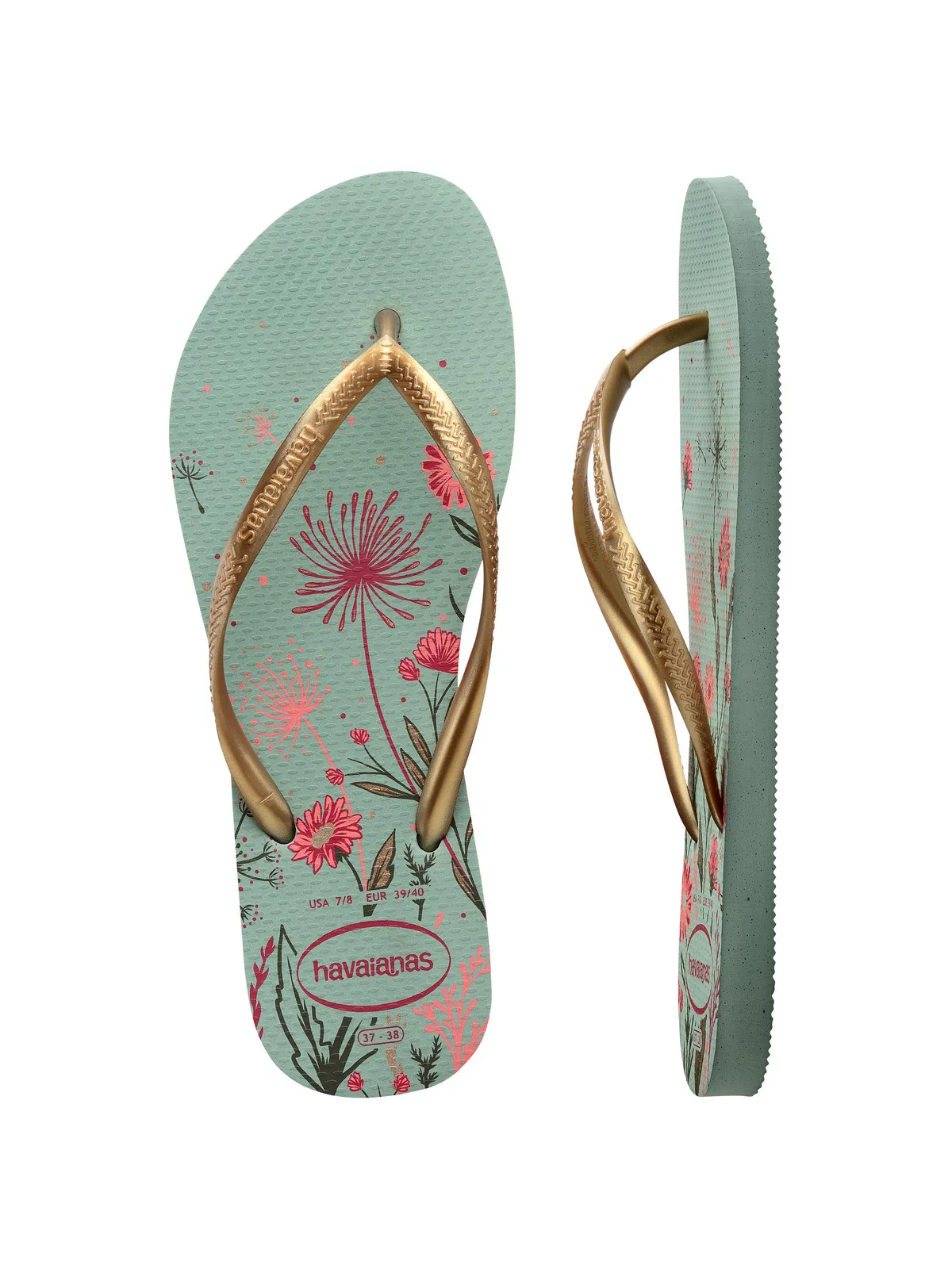 HAVAIANAS Infradito Donna hav. Slim Organic 4132823.1809 Verde - Image 4