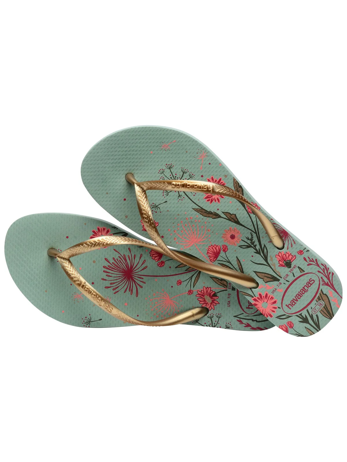 HAVAIANAS Infradito Donna hav. Slim Organic 4132823.1809 Verde - Image 5