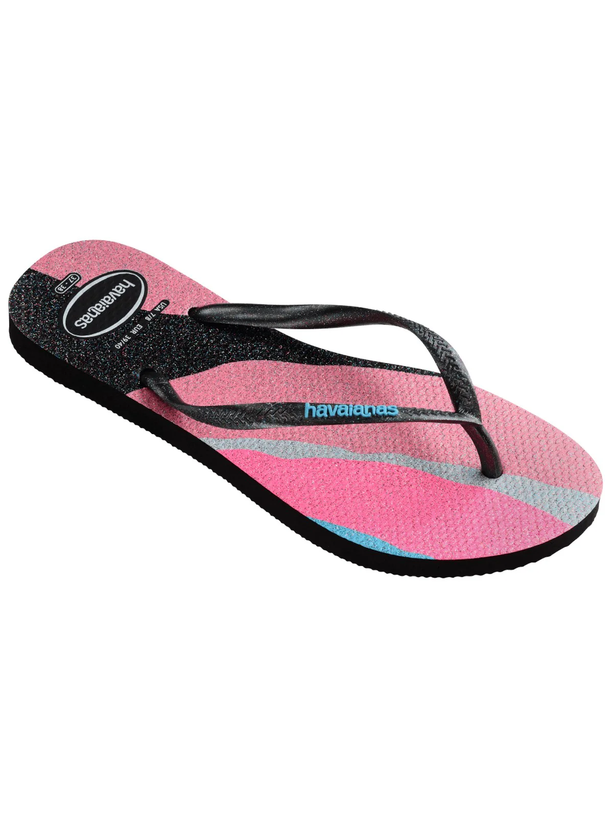HAVAIANAS Infradito Donna Hav. Slim palette glow 4145766.0090 Nero - Image 2