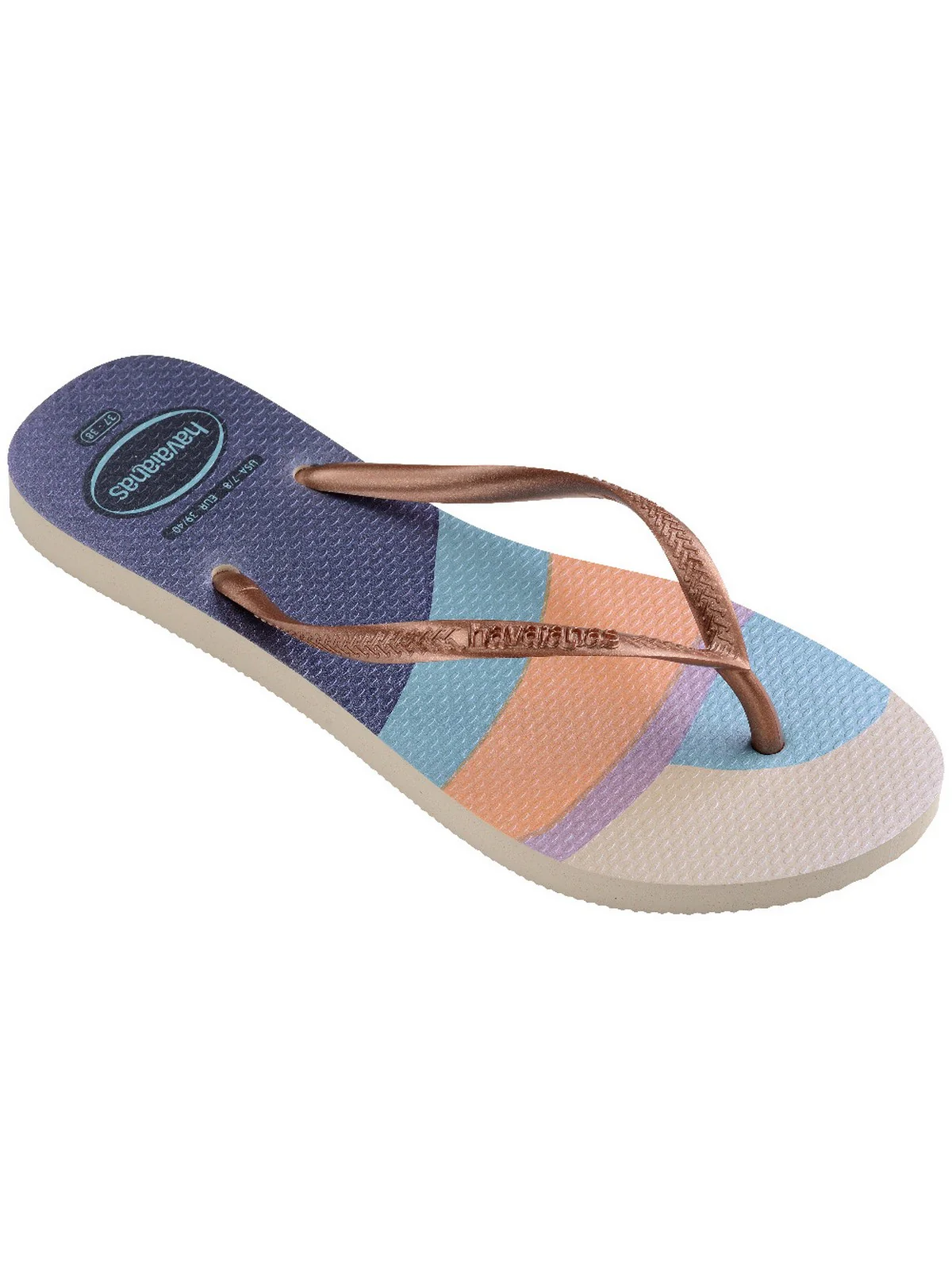 HAVAIANAS Infradito Donna Hav. Slim palette glow 4145766.0121 Beige - Image 4