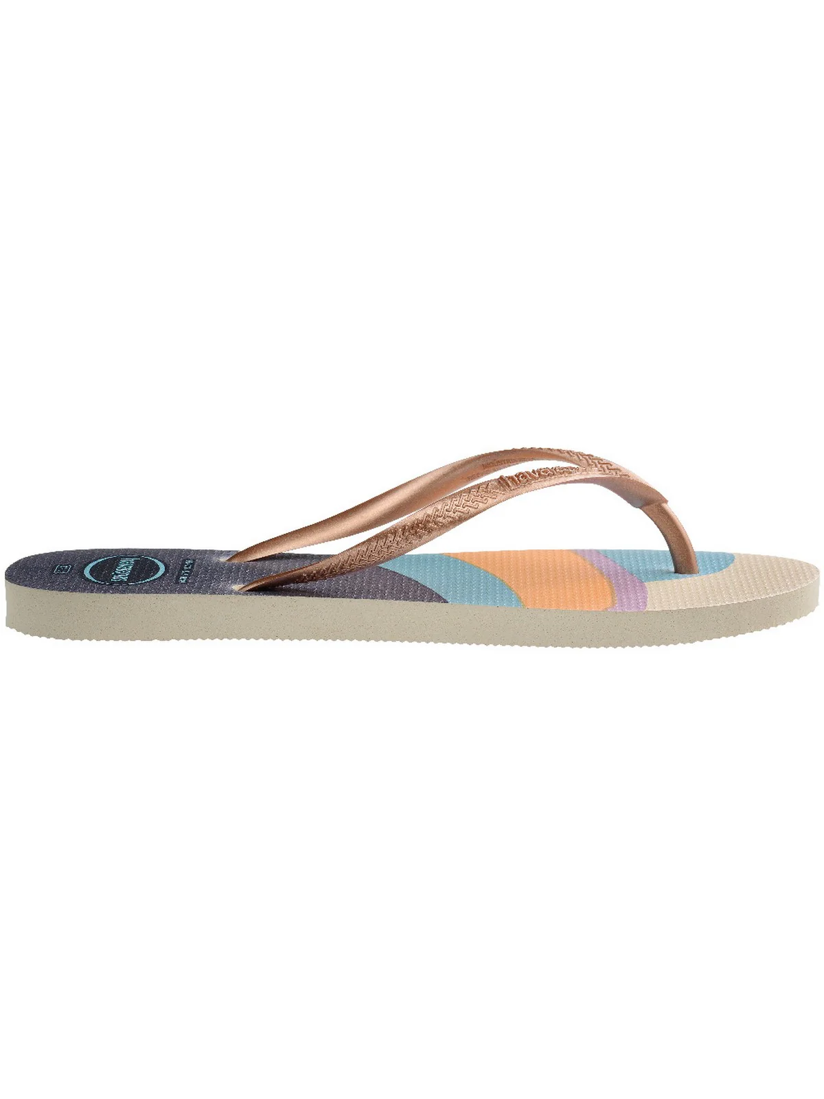 HAVAIANAS Infradito Donna Hav. Slim palette glow 4145766.0121 Beige - Image 5