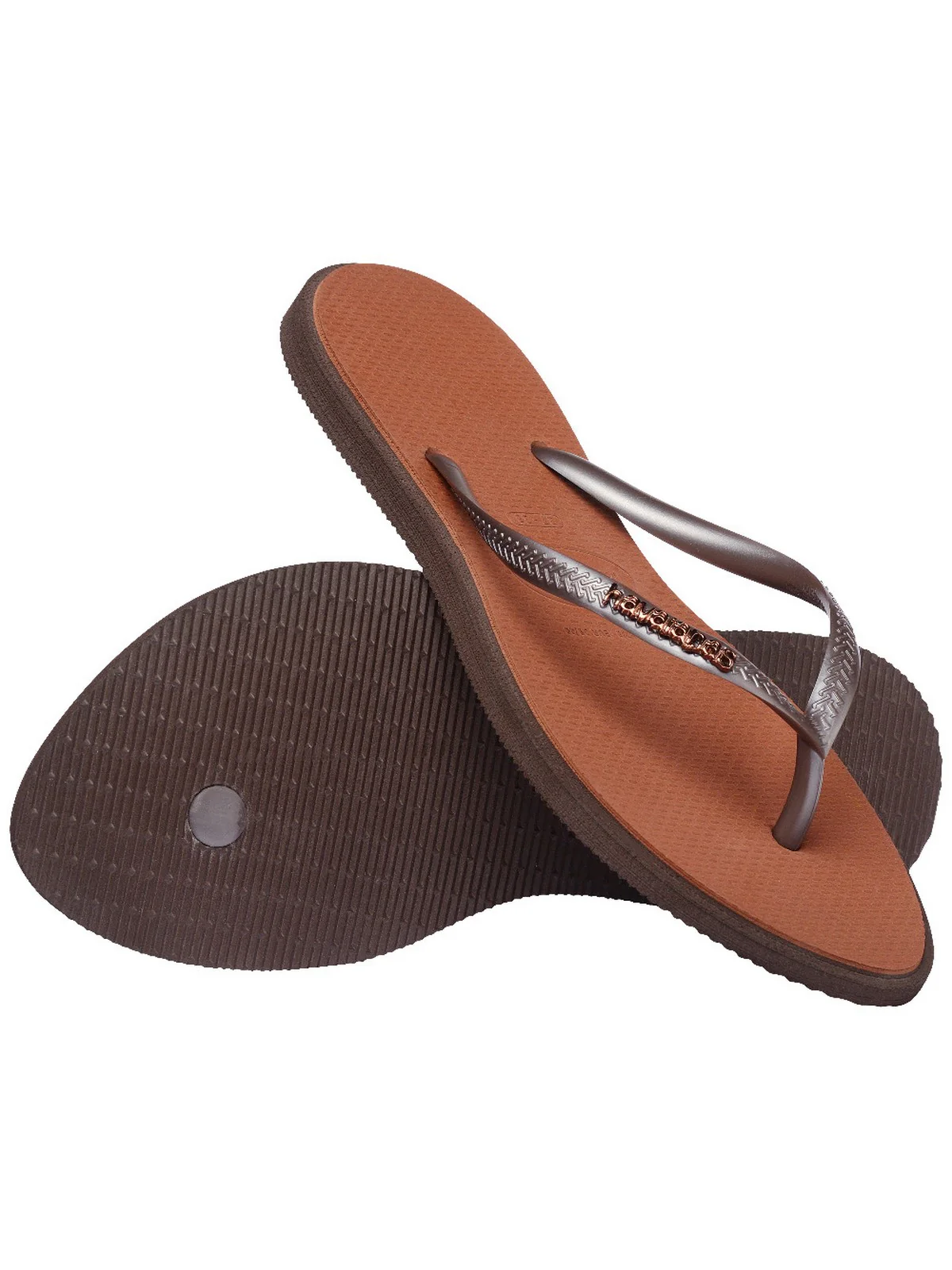 HAVAIANAS Infradito Donna Hav. Slim point 4149584.0727 Marrone - Image 2