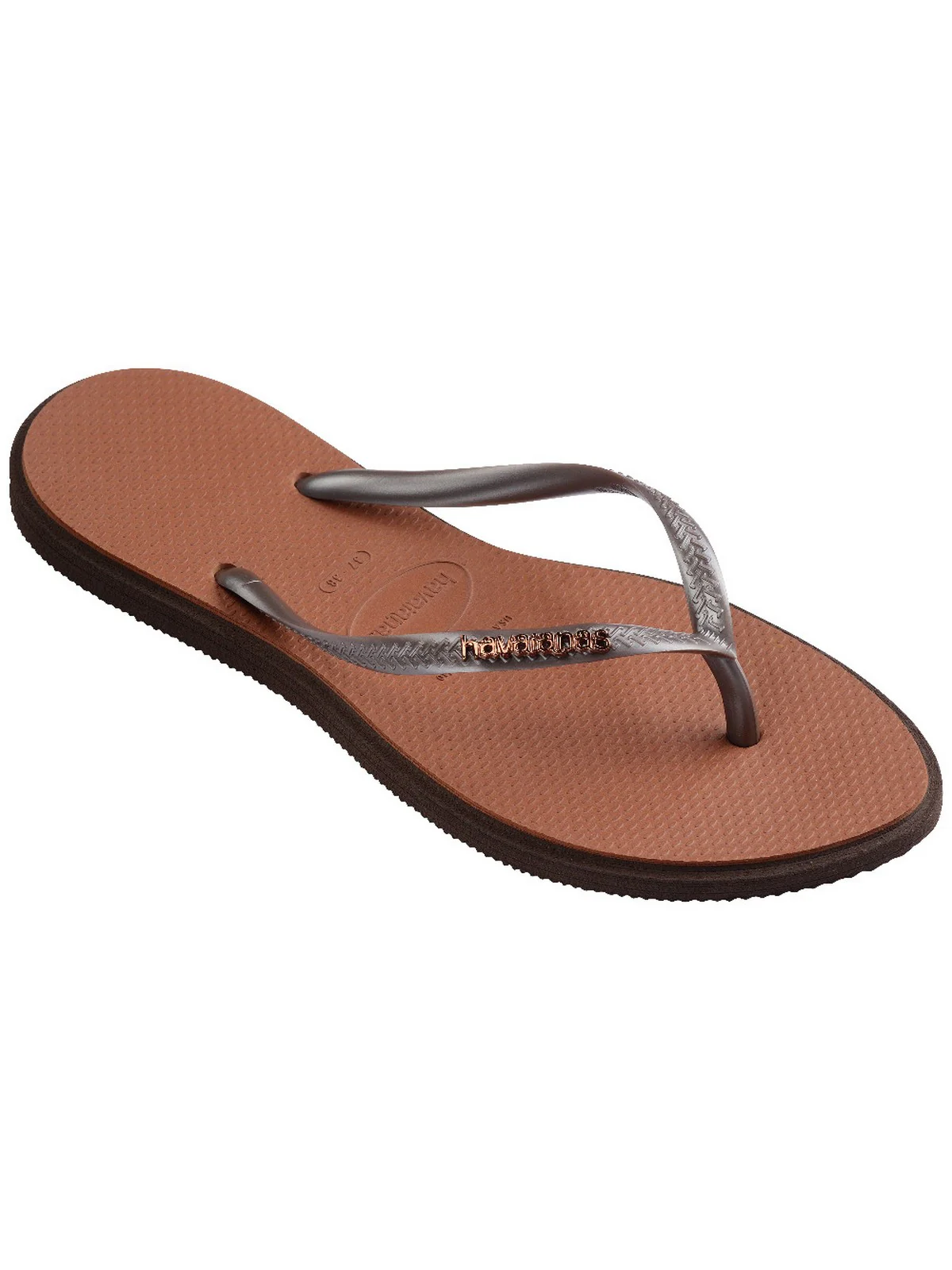 HAVAIANAS Infradito Donna Hav. Slim point 4149584.0727 Marrone - Image 6