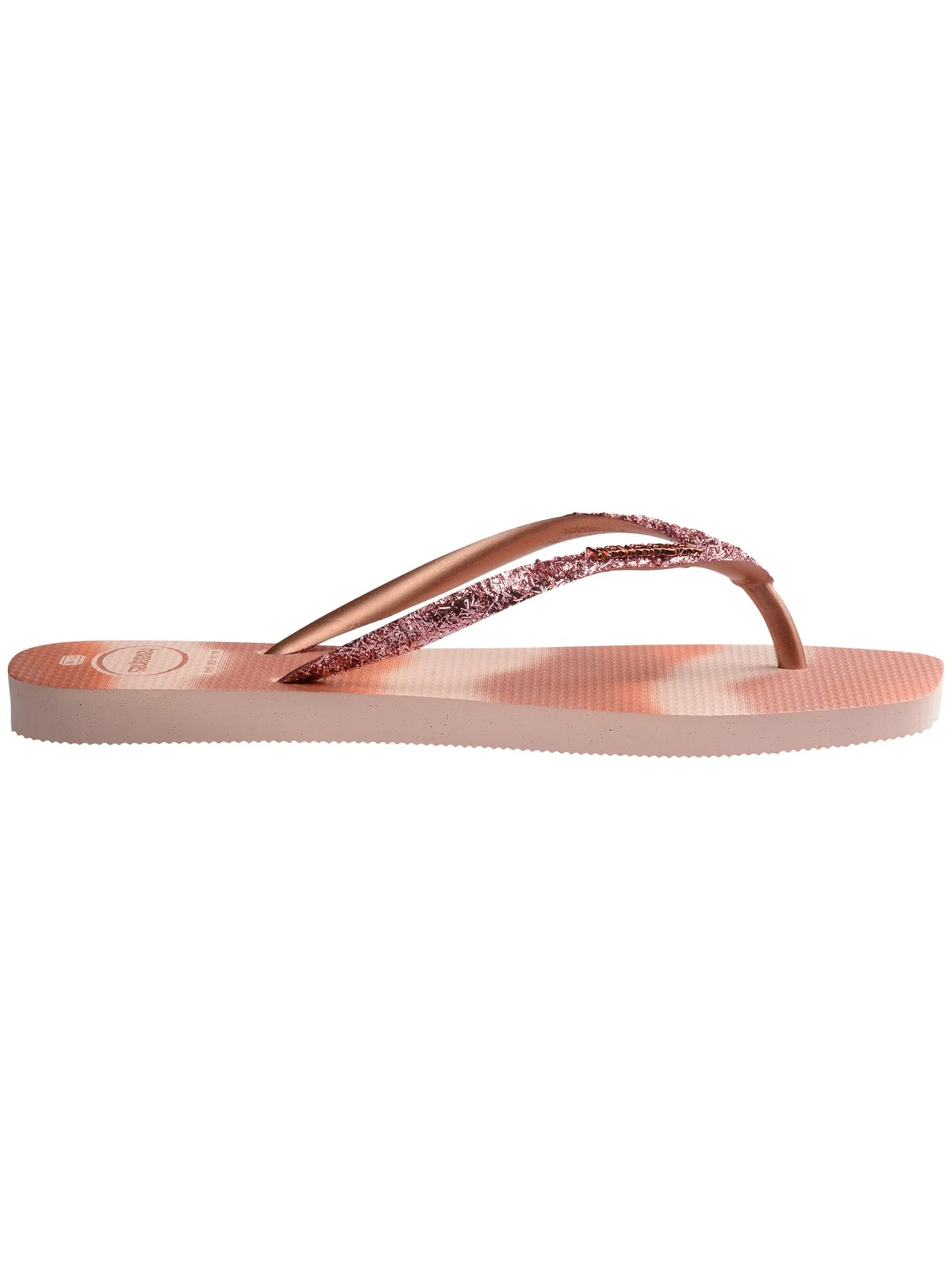 HAVAIANAS Infradito Donna Hav. Slim square glitter party 4149417.0076 Rosa - Image 6