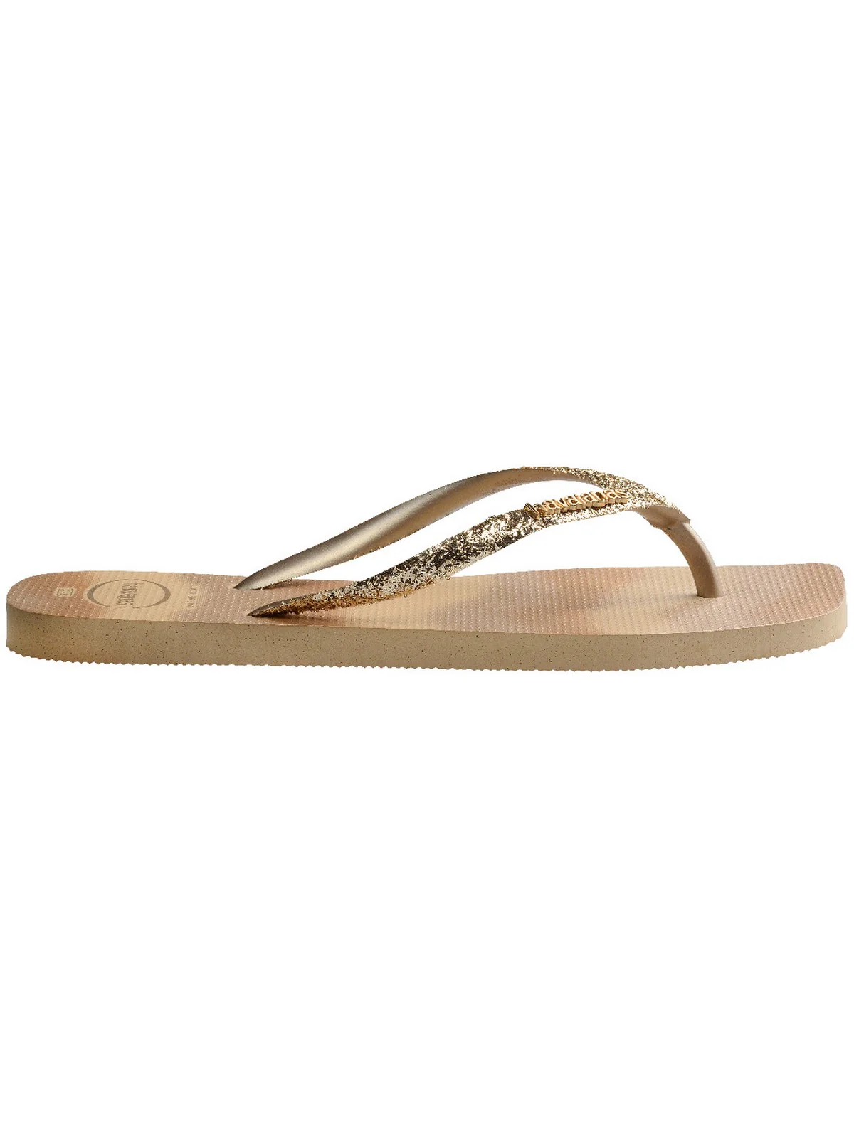 HAVAIANAS Infradito Donna Hav. Slim square glitter party 4149417.0570 Oro - Image 6