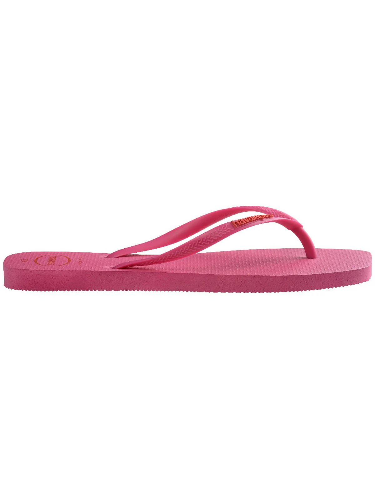 HAVAIANAS Infradito Donna Hav. Slim square logo pop up 4148959.5784 Rosa - Image 5