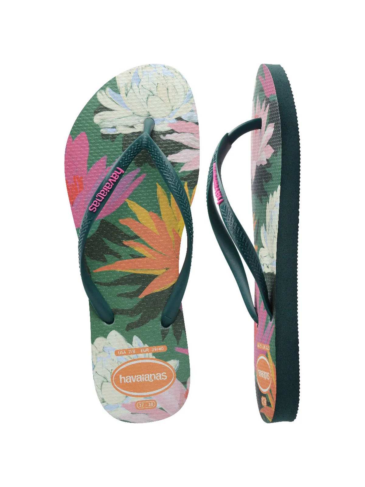 HAVAIANAS Infradito Donna Hav. Slim summer 4149813.5266 Verde - Image 6