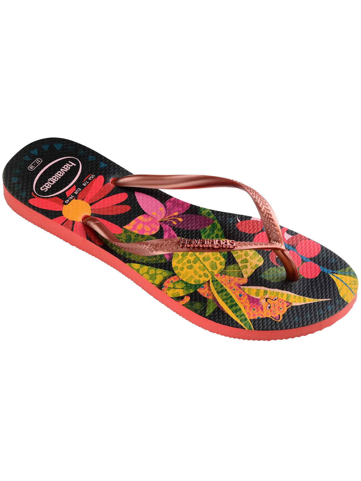 HAVAIANAS Infradito Donna Hav. Slim Tropical 4122111.1256 Rosa - Image 2