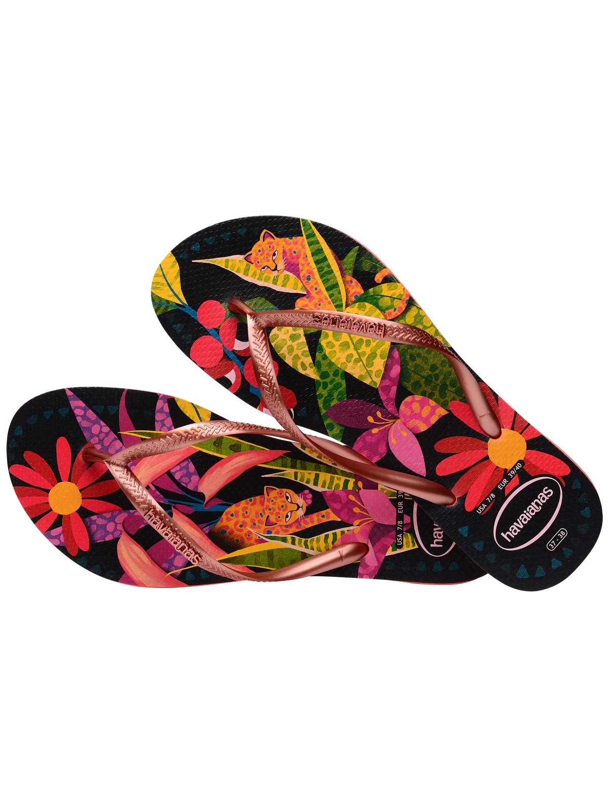 HAVAIANAS Infradito Donna Hav. Slim Tropical 4122111.1256 Rosa - Image 5