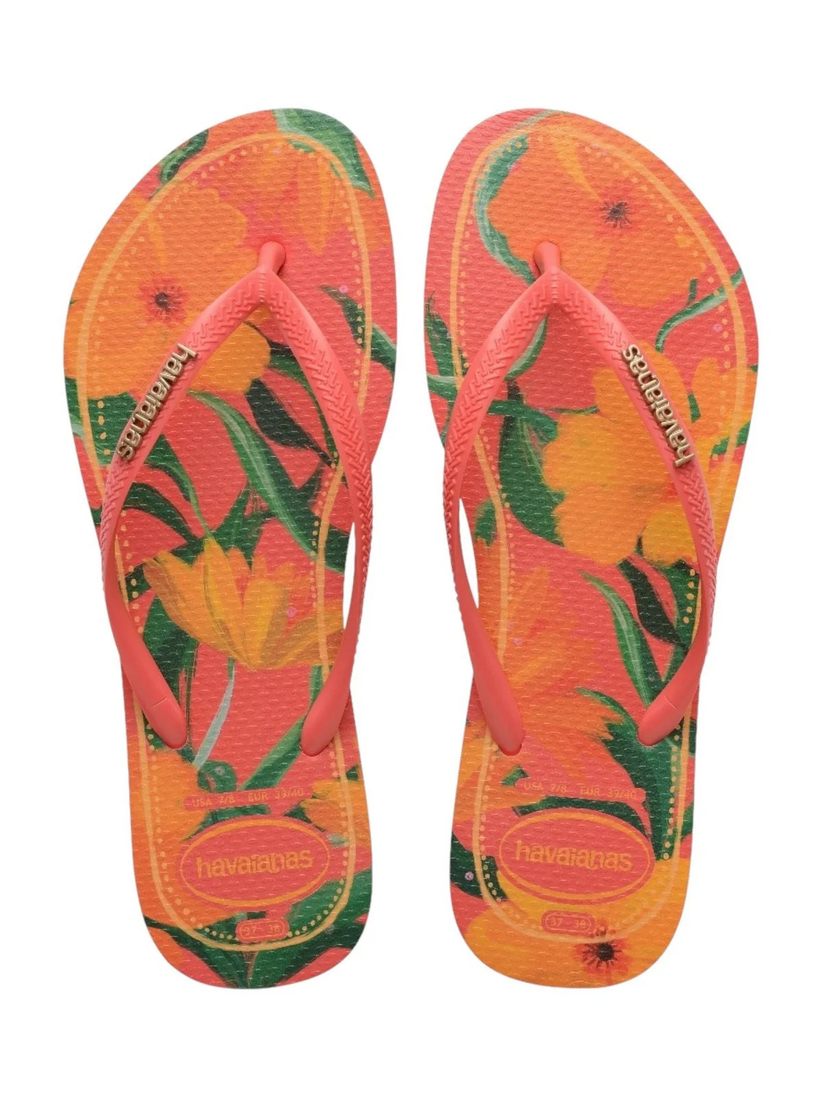 HAVAIANAS Infradito Donna Hav. Slim Tropical 4122111.9260 Rosso