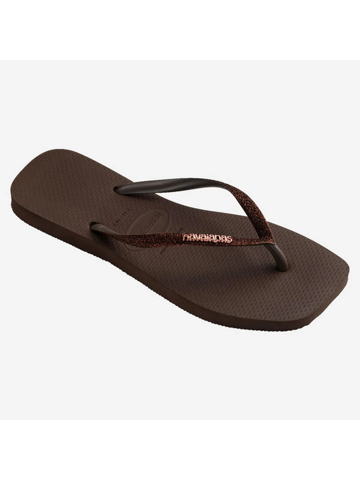 HAVAIANAS Infradito Donna Hav. Square glitter 4148102.0727 Marrone - Image 4