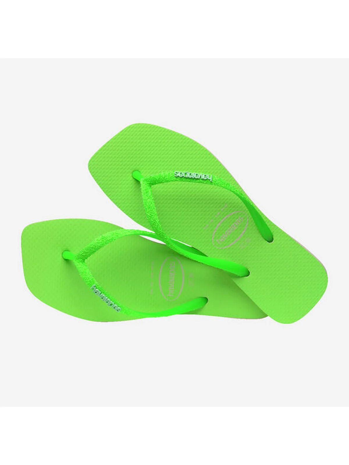 HAVAIANAS Infradito Donna Hav. Square Glitter Neon 4148927.7179 Verde - Image 2