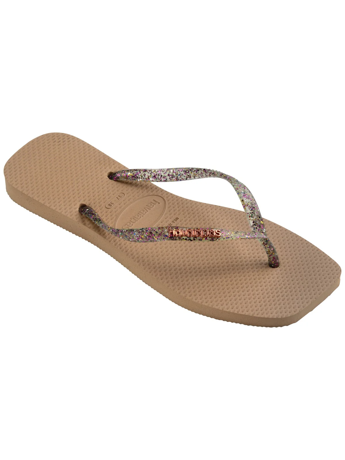 HAVAIANAS Infradito Donna Hav. square logo metallic 4148257.3581 Rosa - Image 2