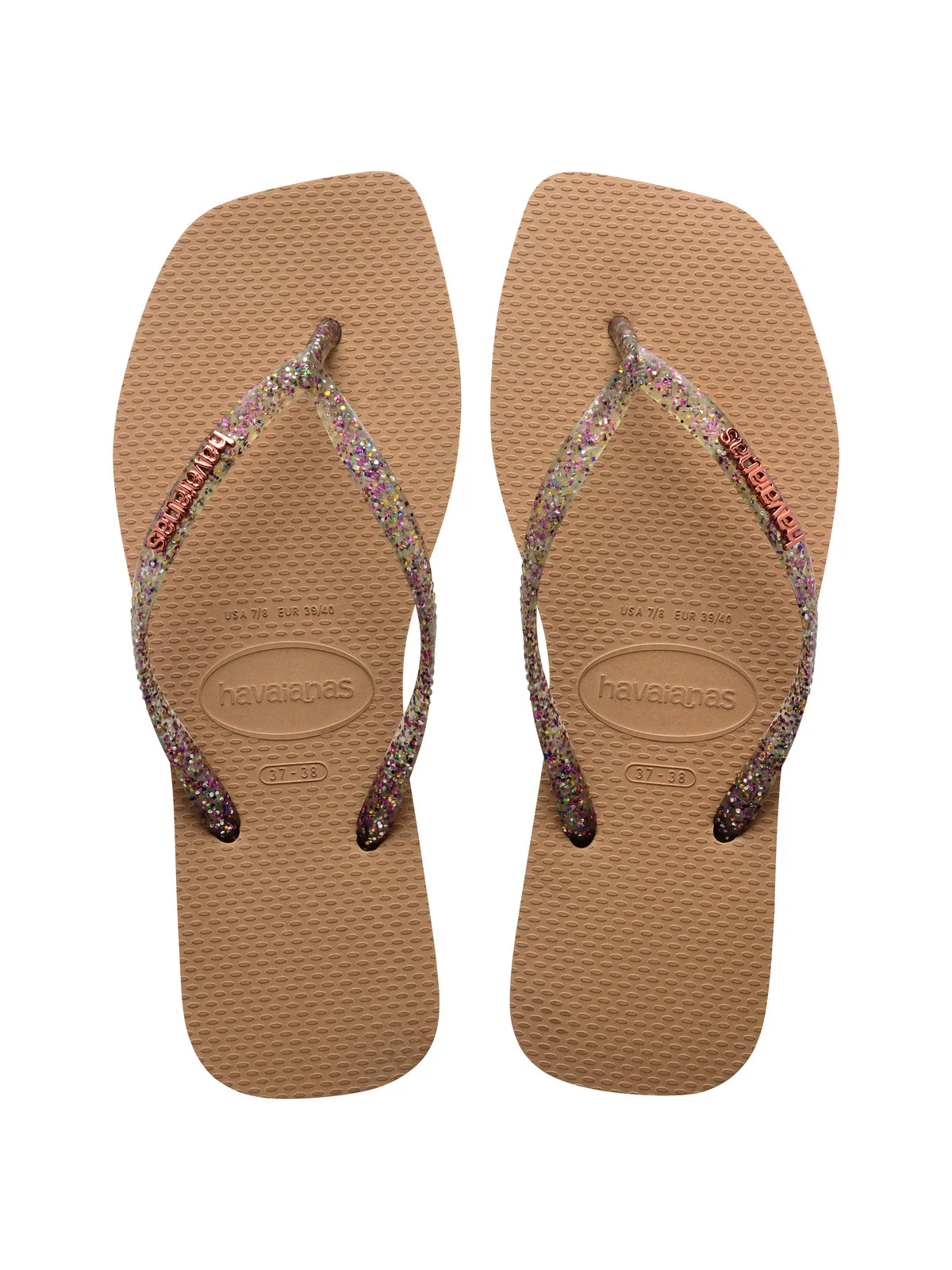 HAVAIANAS Infradito Donna Hav. square logo metallic 4148257.3581 Rosa - Image 6
