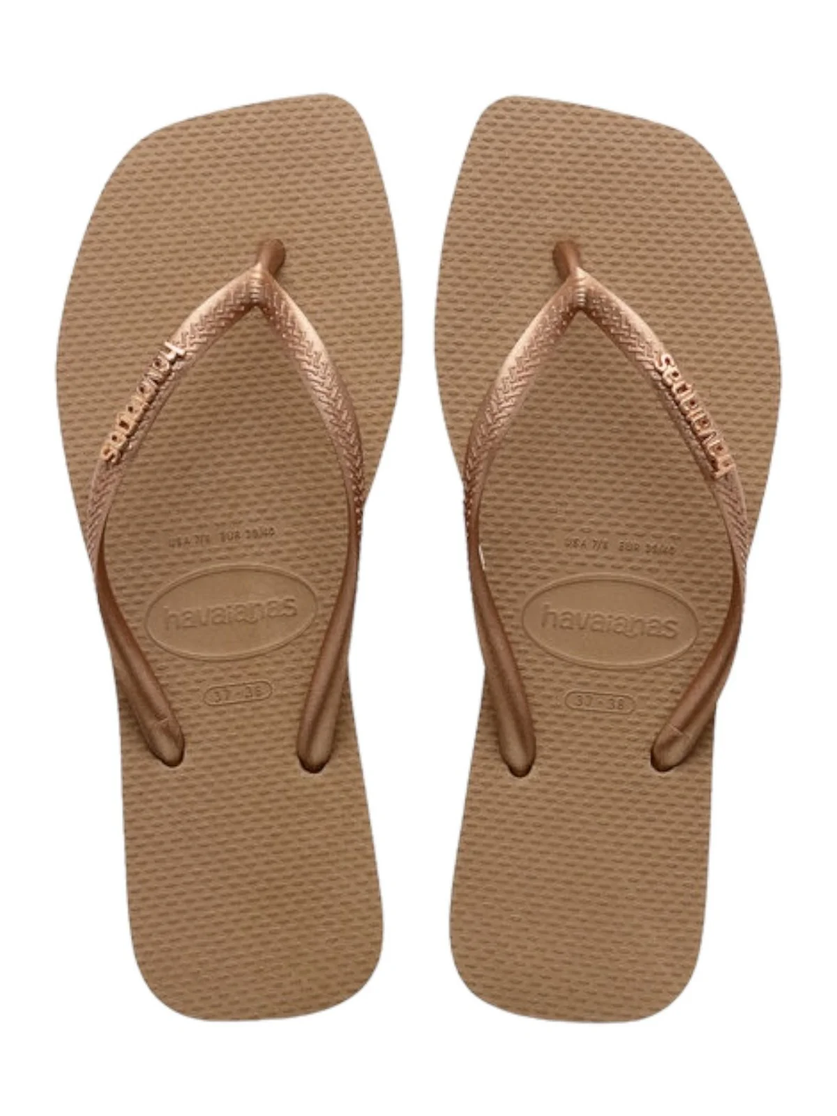 HAVAIANAS Infradito Donna Hav. square logo metallic 4148257.5282 Rosa - Image 6