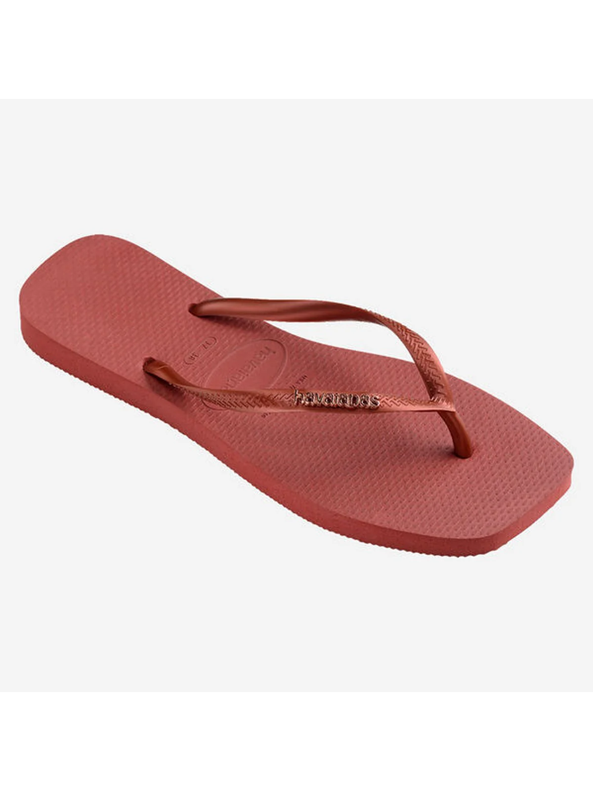 HAVAIANAS Infradito Donna Hav. square logo metallic 4148257.5416 Rosso - Image 4