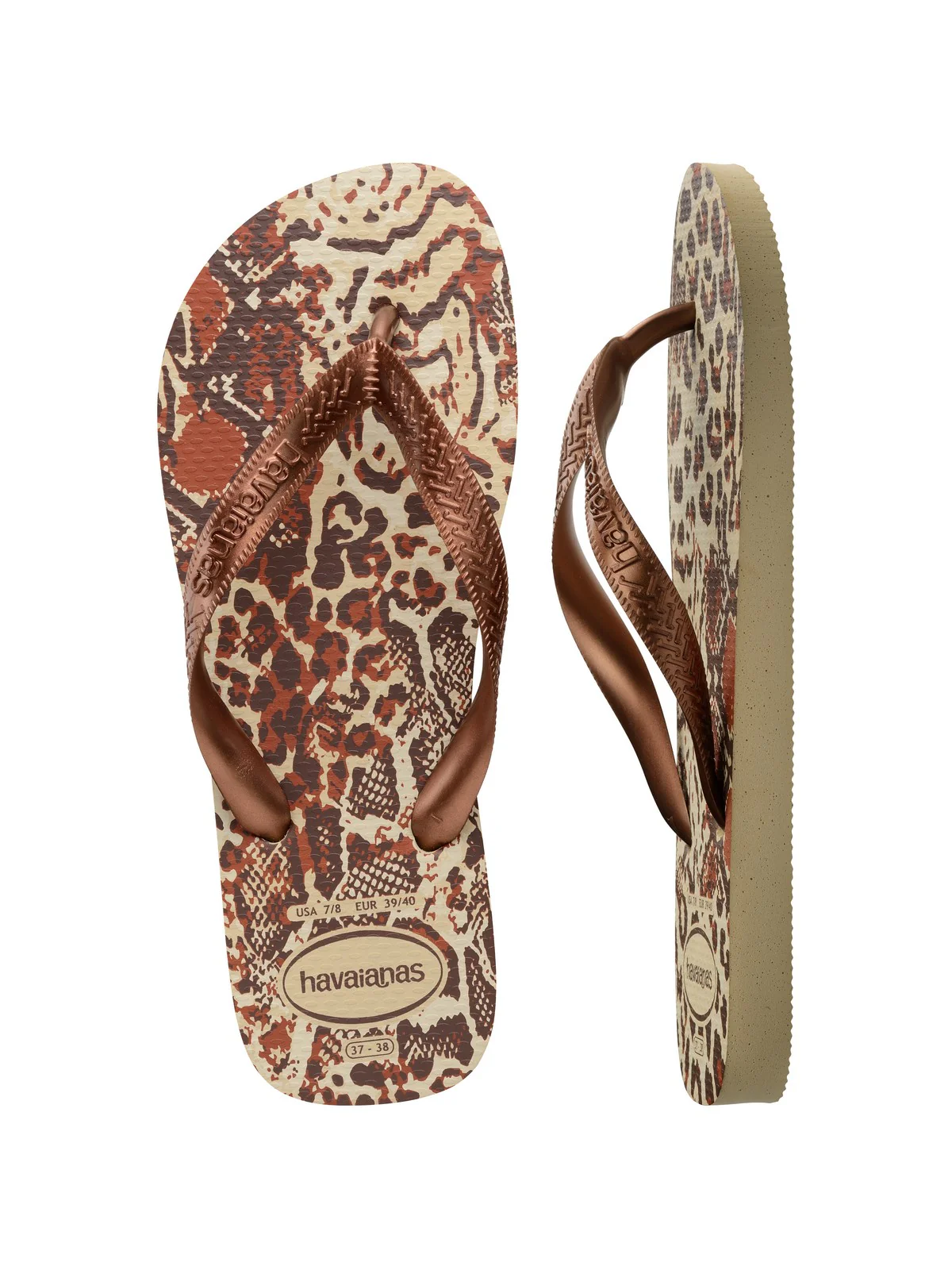 HAVAIANAS Infradito Donna Hav. Top animals 4132920.7440 Beige - Image 3
