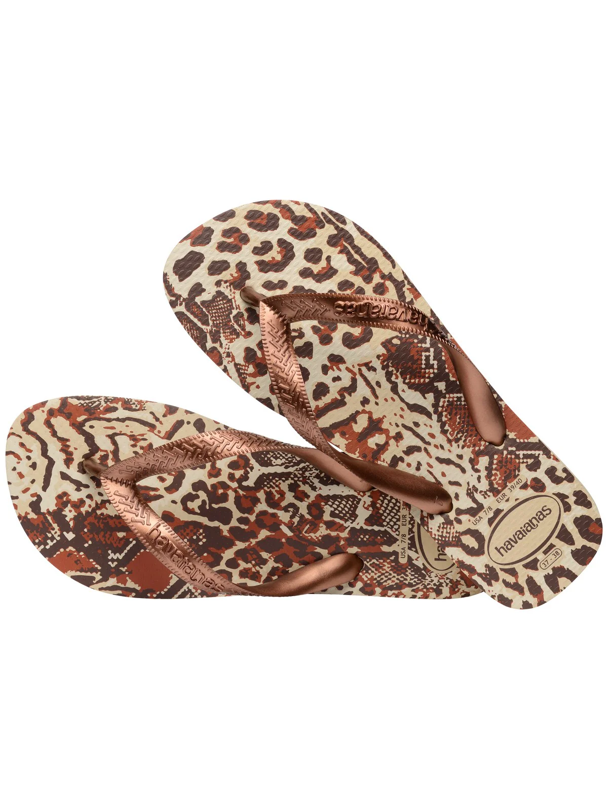 HAVAIANAS Infradito Donna Hav. Top animals 4132920.7440 Beige - Image 4