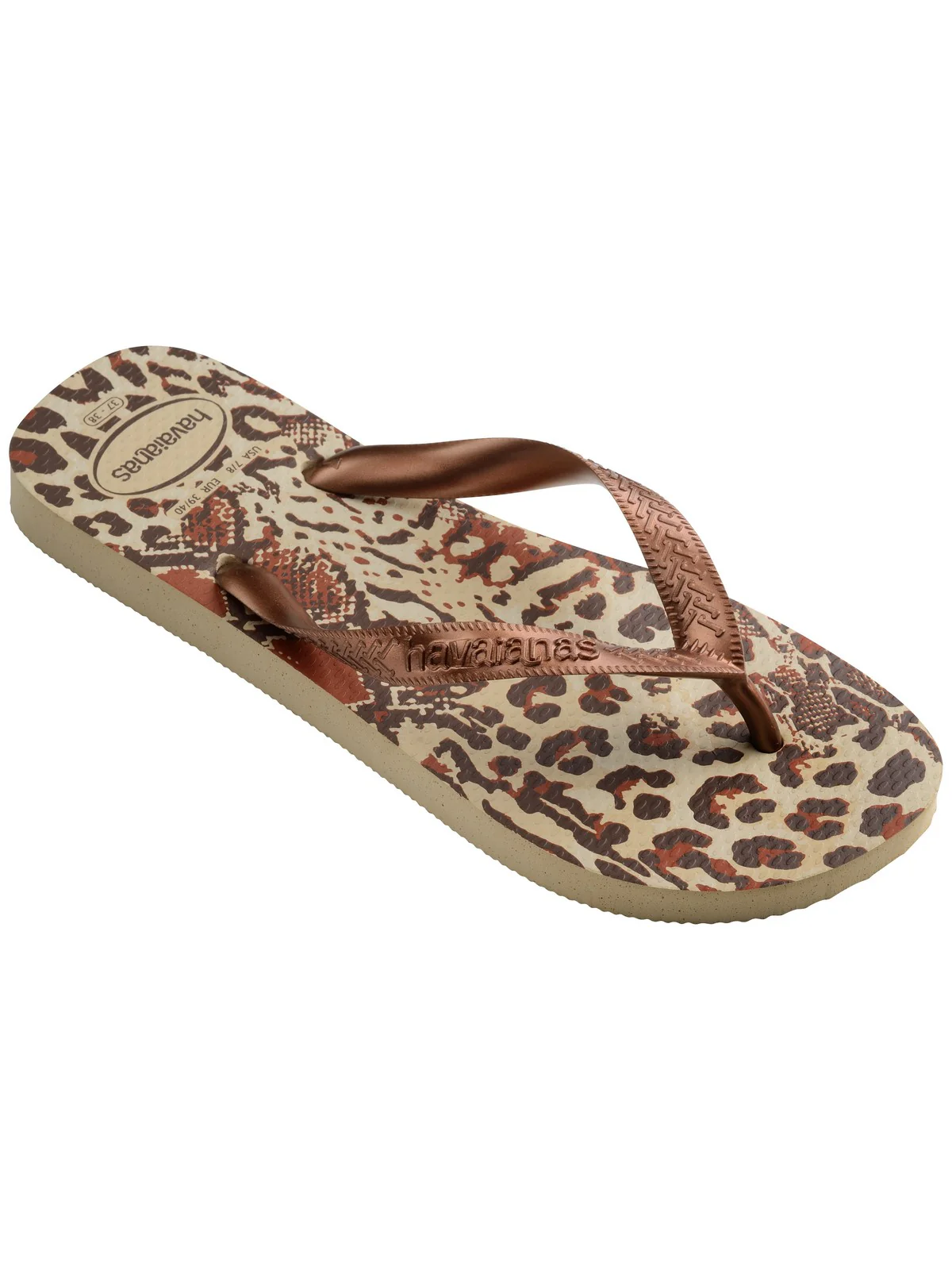 HAVAIANAS Infradito Donna Hav. Top animals 4132920.7440 Beige - Image 5