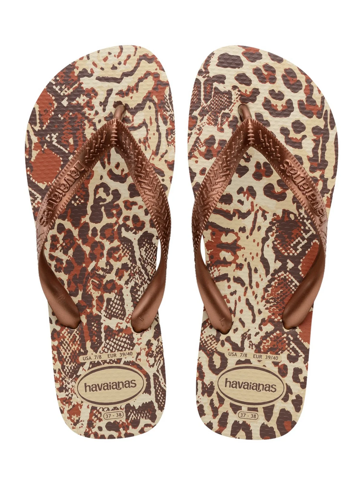 HAVAIANAS Infradito Donna Hav. Top animals 4132920.7440 Beige - Image 7