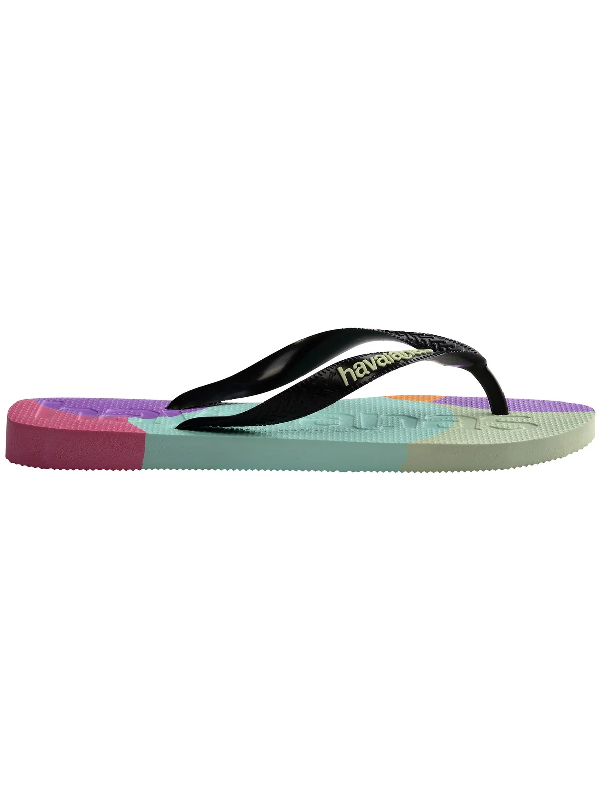 HAVAIANAS Infradito Donna Hav. Top logomania colors II 4147526.0090 Nero - Image 3