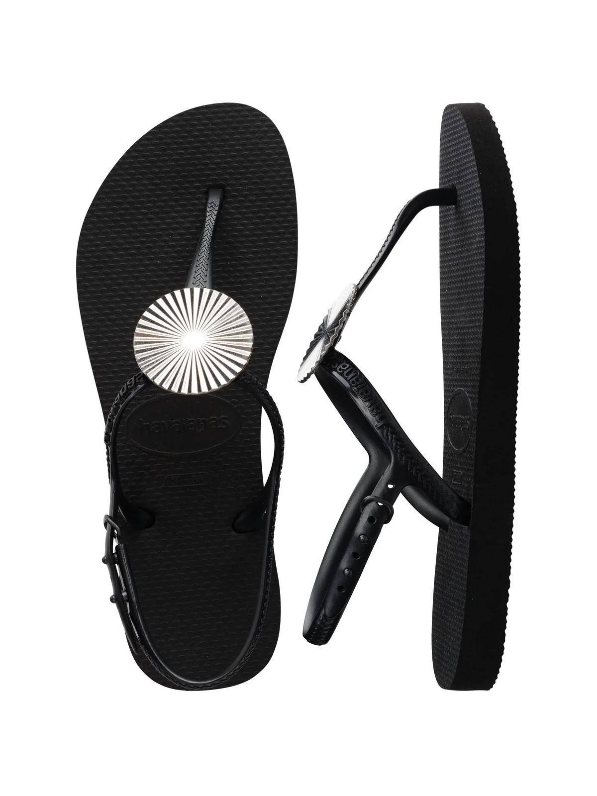 HAVAIANAS Infradito Donna Hav. Twist Metal 4148924.0090 Nero - Image 4