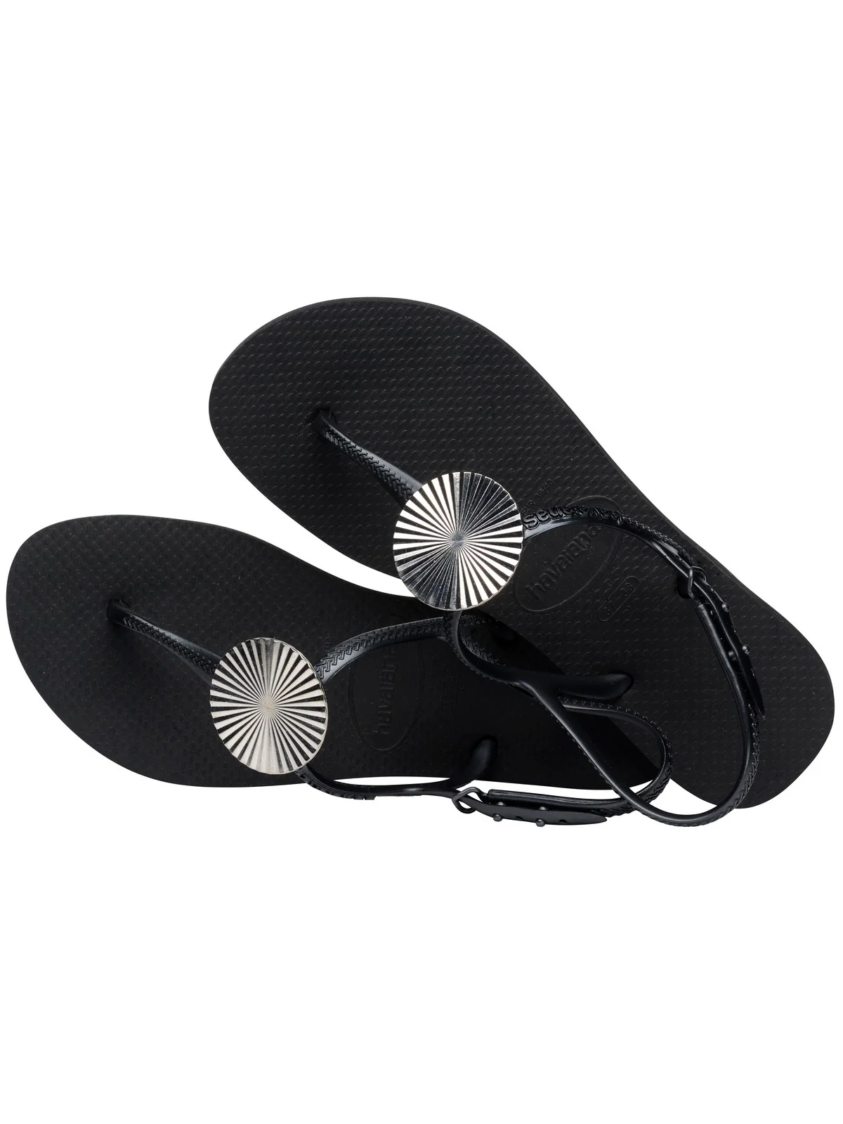 HAVAIANAS Infradito Donna Hav. Twist Metal 4148924.0090 Nero - Image 5