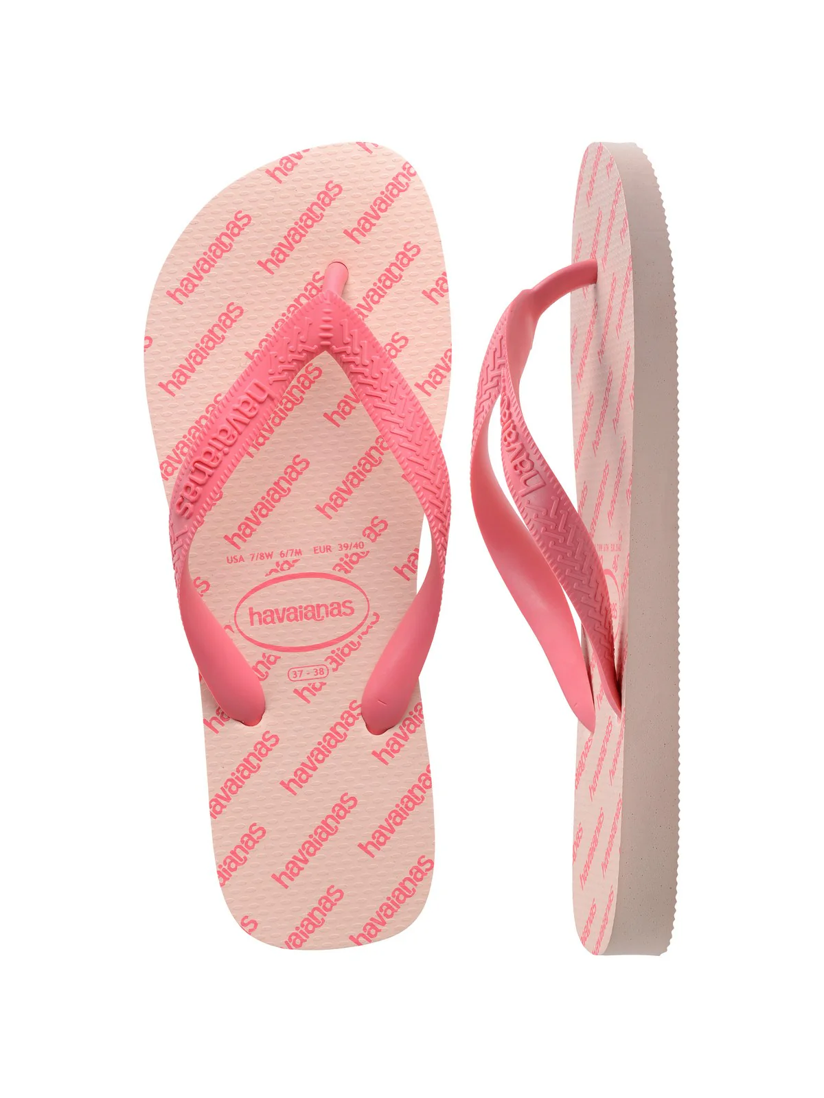 HAVAIANAS Infradito Donna Top logomania 4149891.0076 Rosa - Image 2