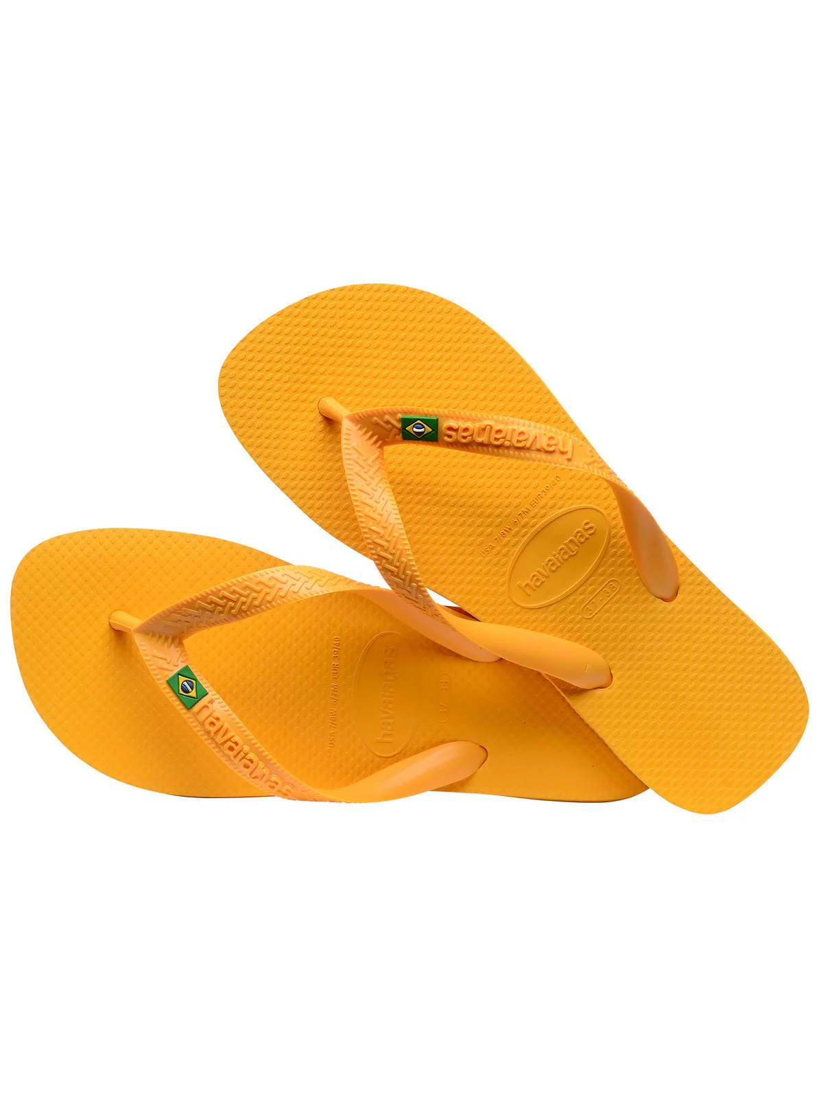 HAVAIANAS Infradito Unisex adulto Hav. Brasil 4000032.1740 Giallo - Image 4
