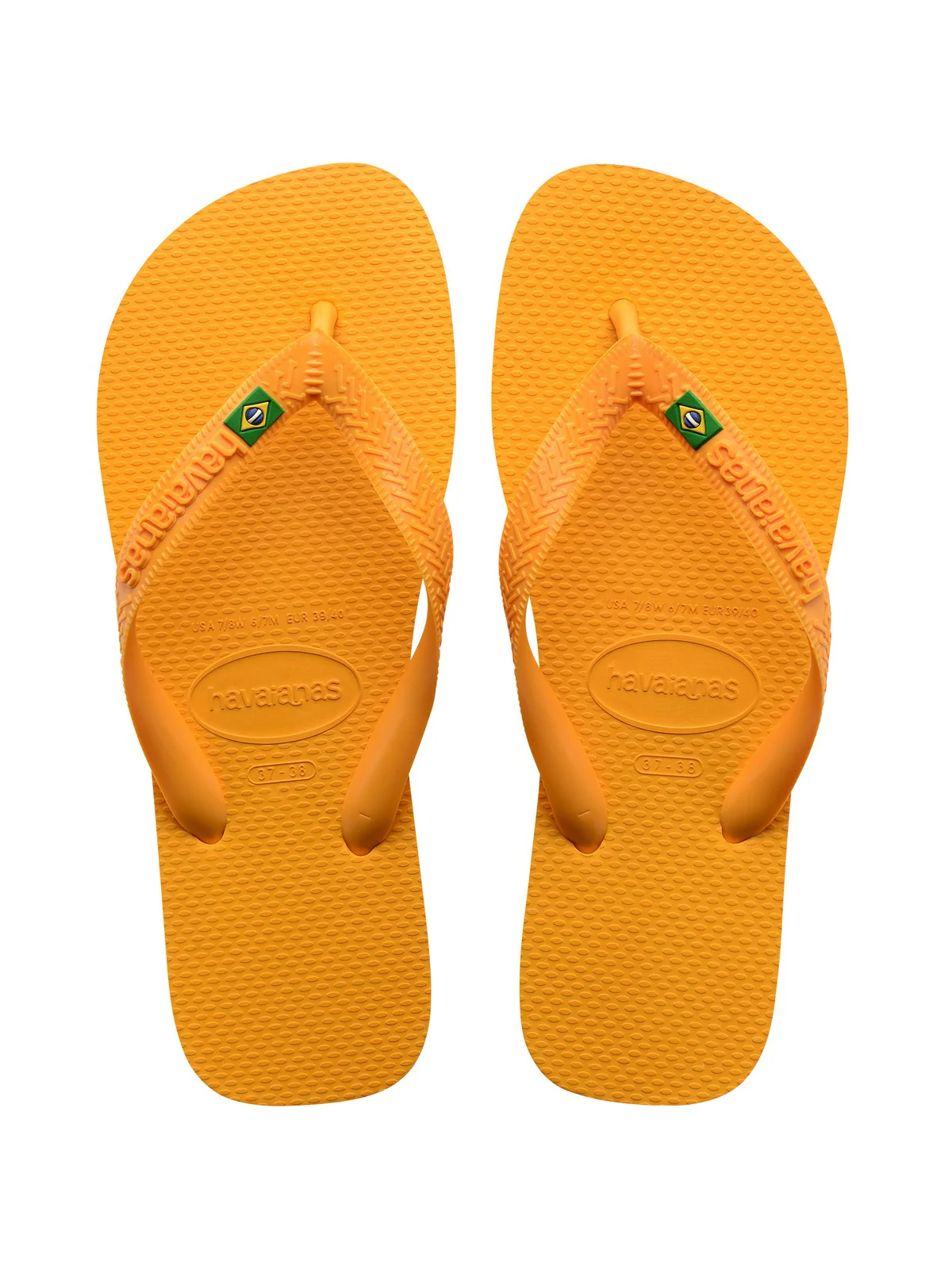 HAVAIANAS Infradito Unisex adulto Hav. Brasil 4000032.1740 Giallo - Image 7
