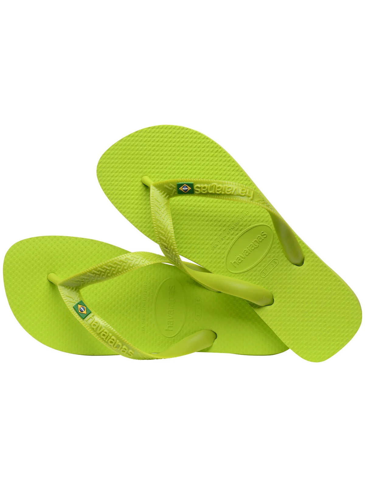 HAVAIANAS Infradito Unisex adulto Hav. Brasil 4000032.7344 Verde - Image 4
