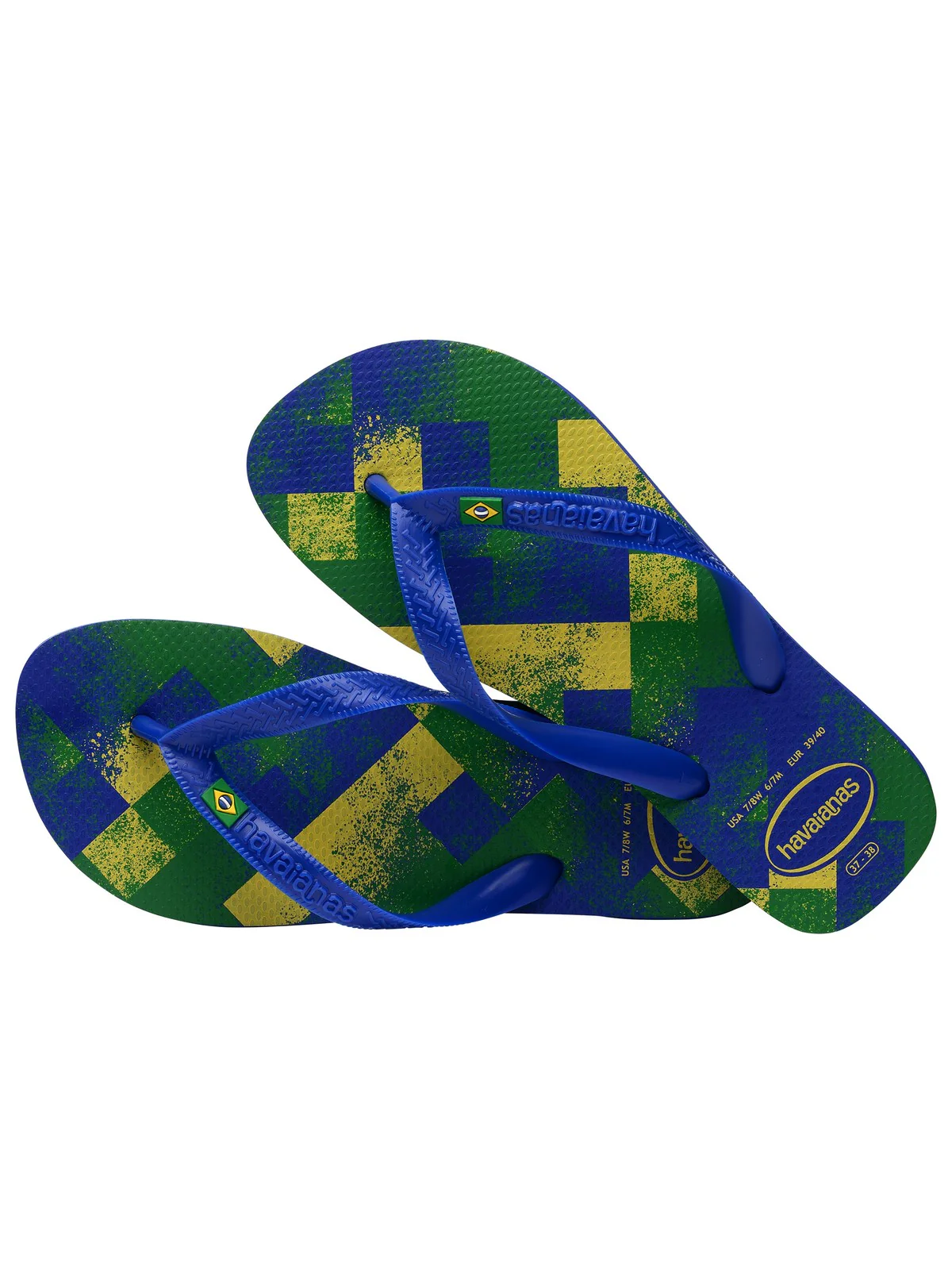 HAVAIANAS Infradito Unisex adulto Hav. Brasil Fresh 4145745.2711 Blu - Image 4
