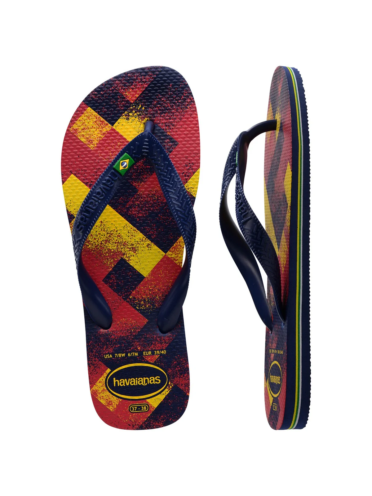 HAVAIANAS Infradito Unisex adulto Hav. Brasil Fresh 4145745.4368 Blu - Image 4