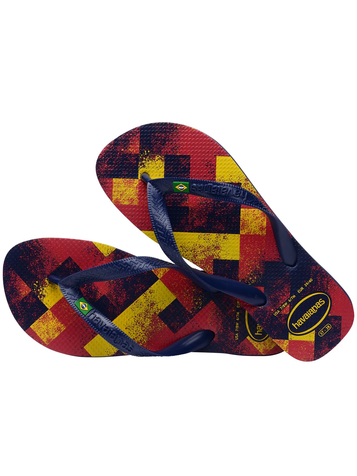 HAVAIANAS Infradito Unisex adulto Hav. Brasil Fresh 4145745.4368 Blu - Image 5