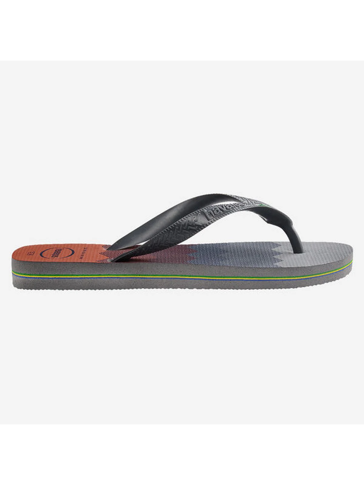 HAVAIANAS Infradito Unisex adulto Hav. Brasil Fresh 4145745.5002 Grigio - Image 2
