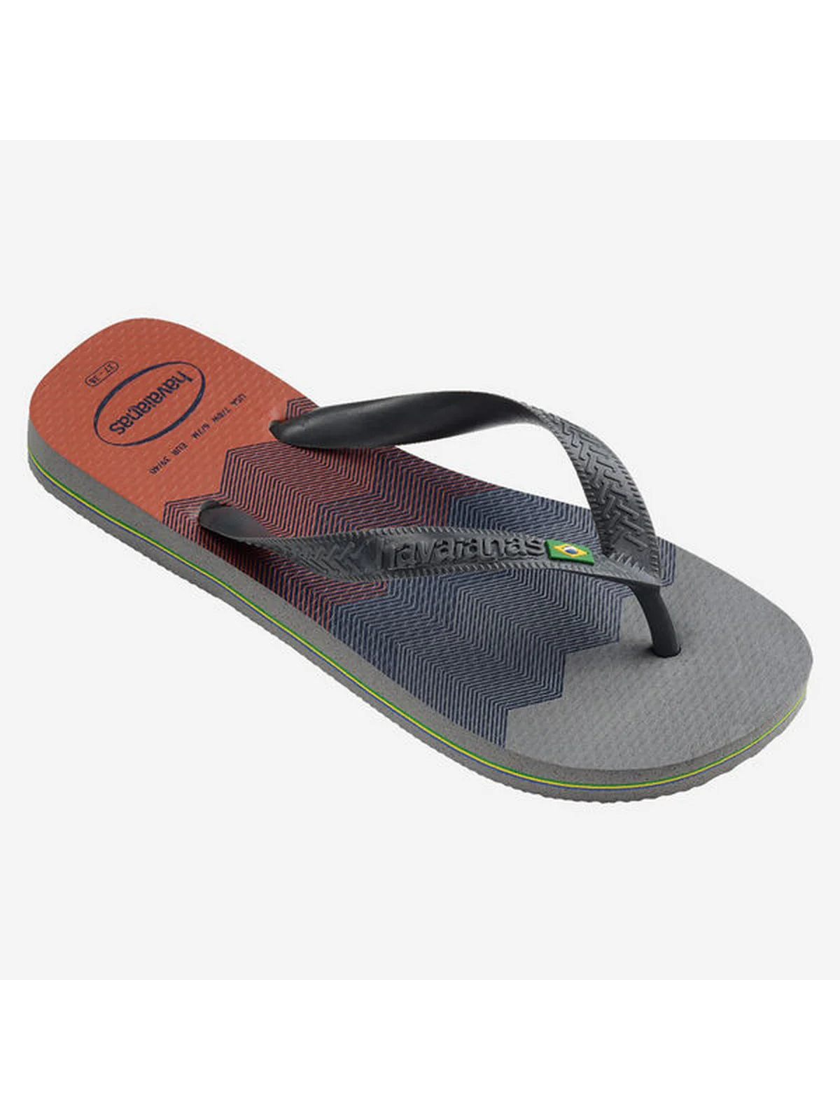 HAVAIANAS Infradito Unisex adulto Hav. Brasil Fresh 4145745.5002 Grigio - Image 3