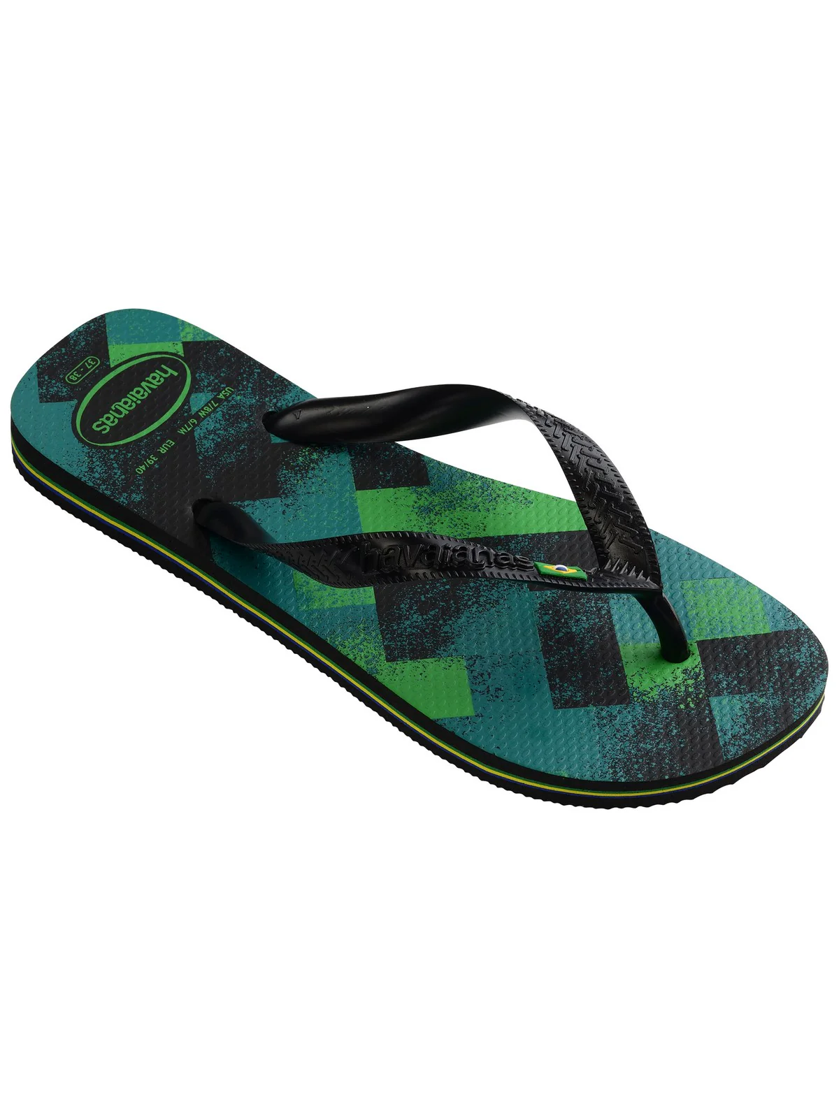 HAVAIANAS Infradito Unisex adulto Hav. Brasil Fresh 4145745.7662 Nero - Image 2