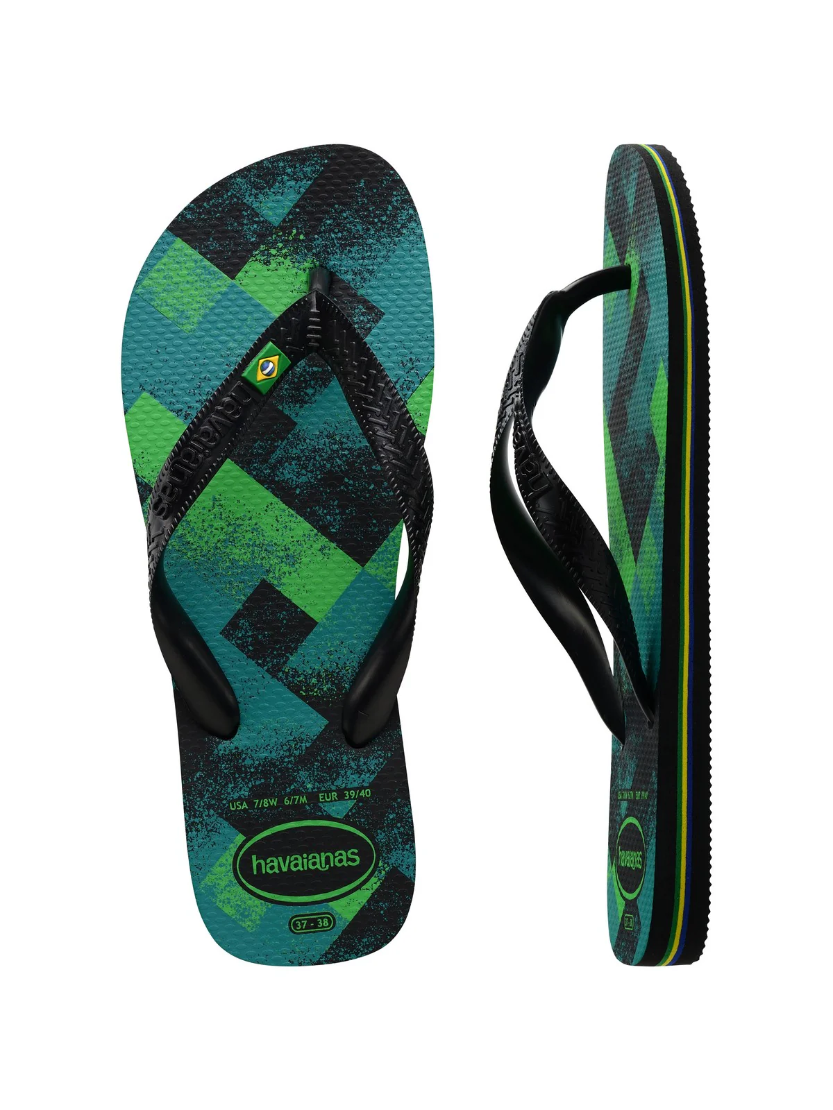 HAVAIANAS Infradito Unisex adulto Hav. Brasil Fresh 4145745.7662 Nero - Image 5