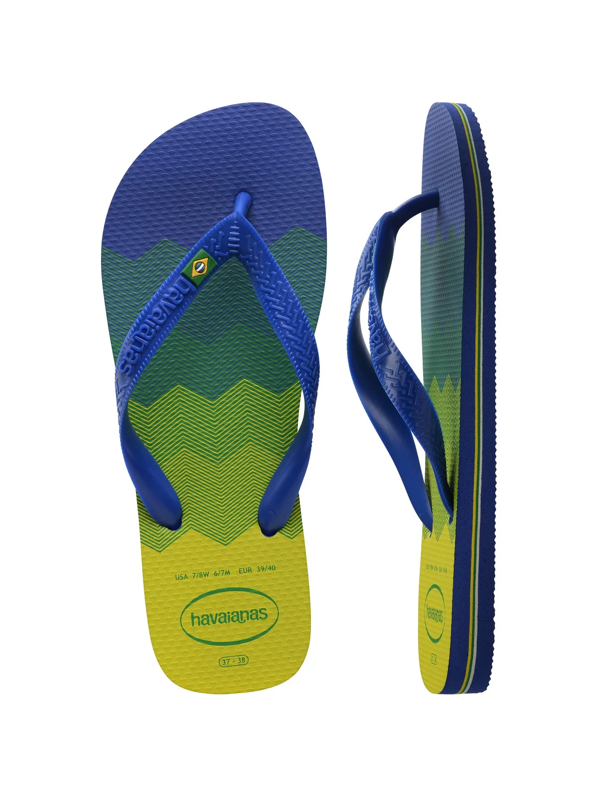 HAVAIANAS Infradito Unisex adulto Hav. Brasil Fresh 4145745.7893 Blu - Image 2