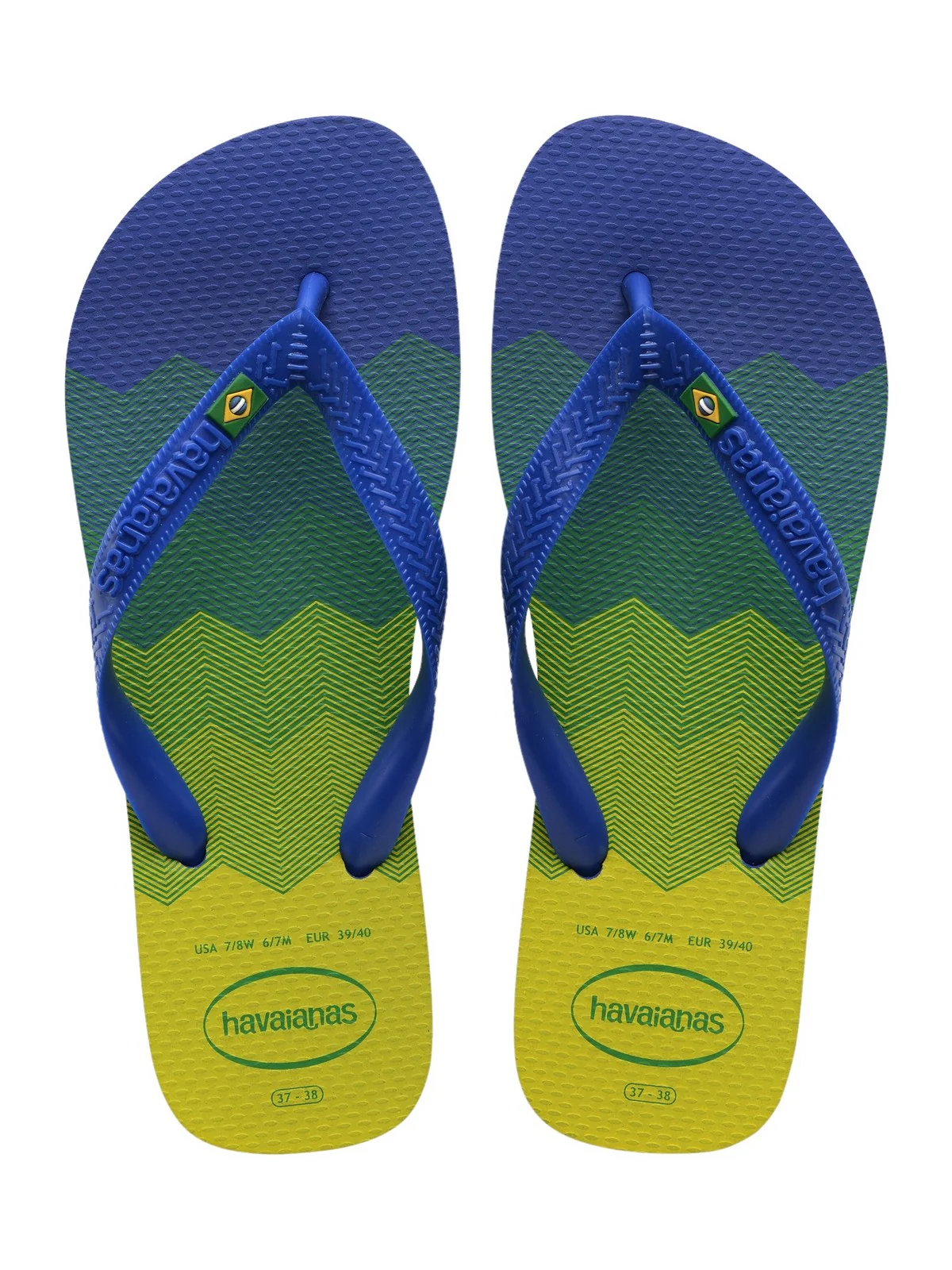 HAVAIANAS Infradito Unisex adulto Hav. Brasil Fresh 4145745.7893 Blu - Image 7