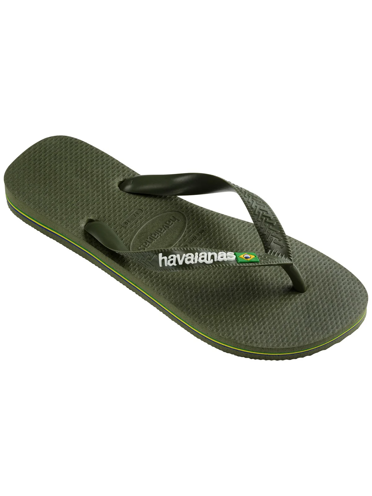 HAVAIANAS Infradito Unisex adulto Hav. Brasil logo 4110850.3058 Verde - Image 2