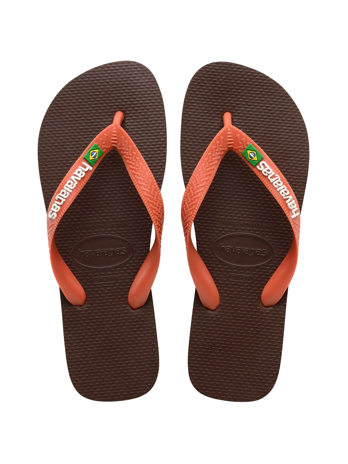 HAVAIANAS Infradito Unisex adulto Hav. Brasil logo 4110850.3059 Marrone - Image 7