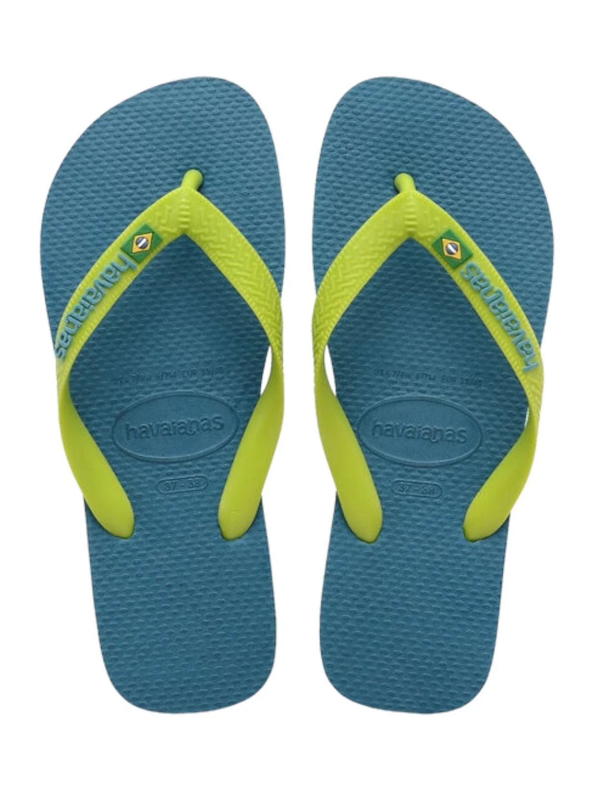 HAVAIANAS Infradito Unisex adulto Hav. Brasil logo 4110850.4974 Blu - Image 4
