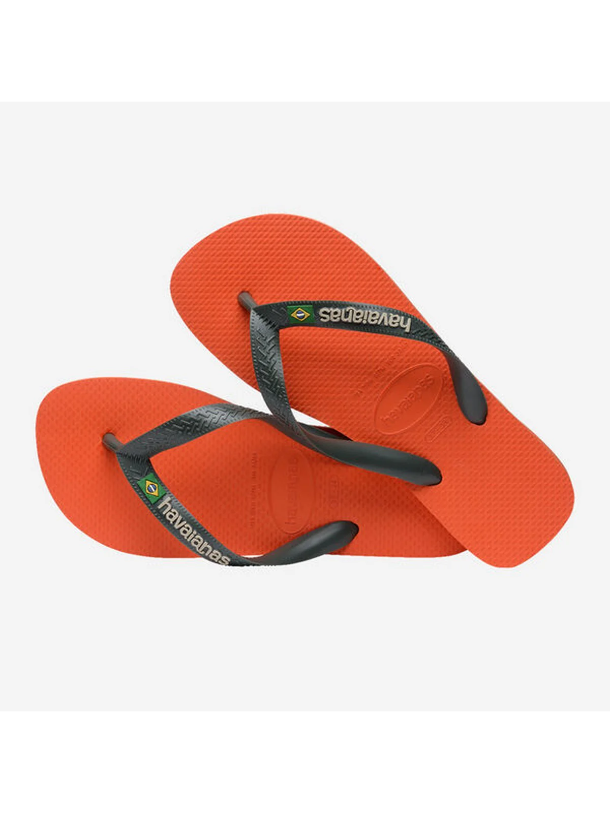 HAVAIANAS Infradito Unisex adulto Hav. Brasil logo 4110850.5568 Arancione - Image 2