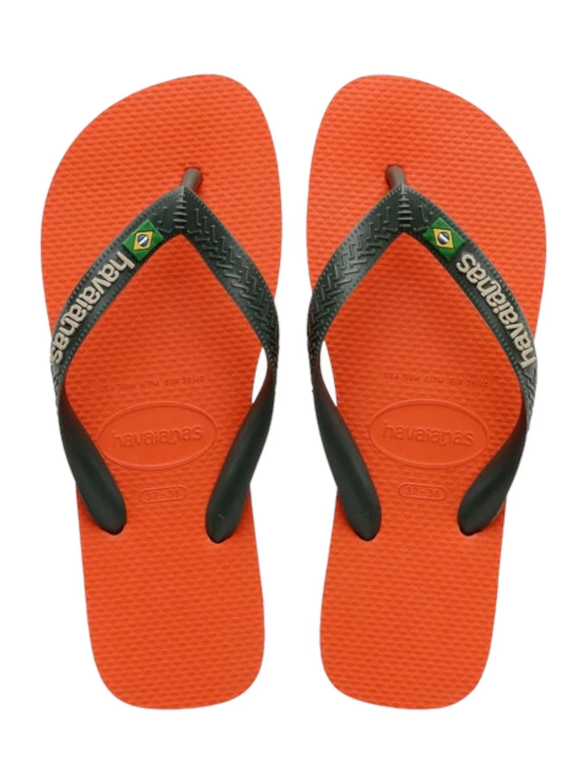HAVAIANAS Infradito Unisex adulto Hav. Brasil logo 4110850.5568 Arancione - Image 5